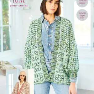 Stylecraft 10051 Adult Hexi Cardigan Crochet Pattern