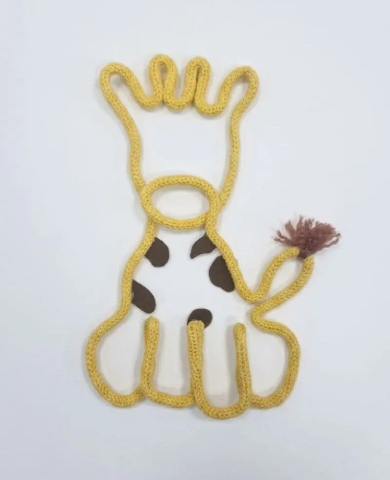 Create Your Own Nursery Animal I-Cord Wire Art Kit giraffe