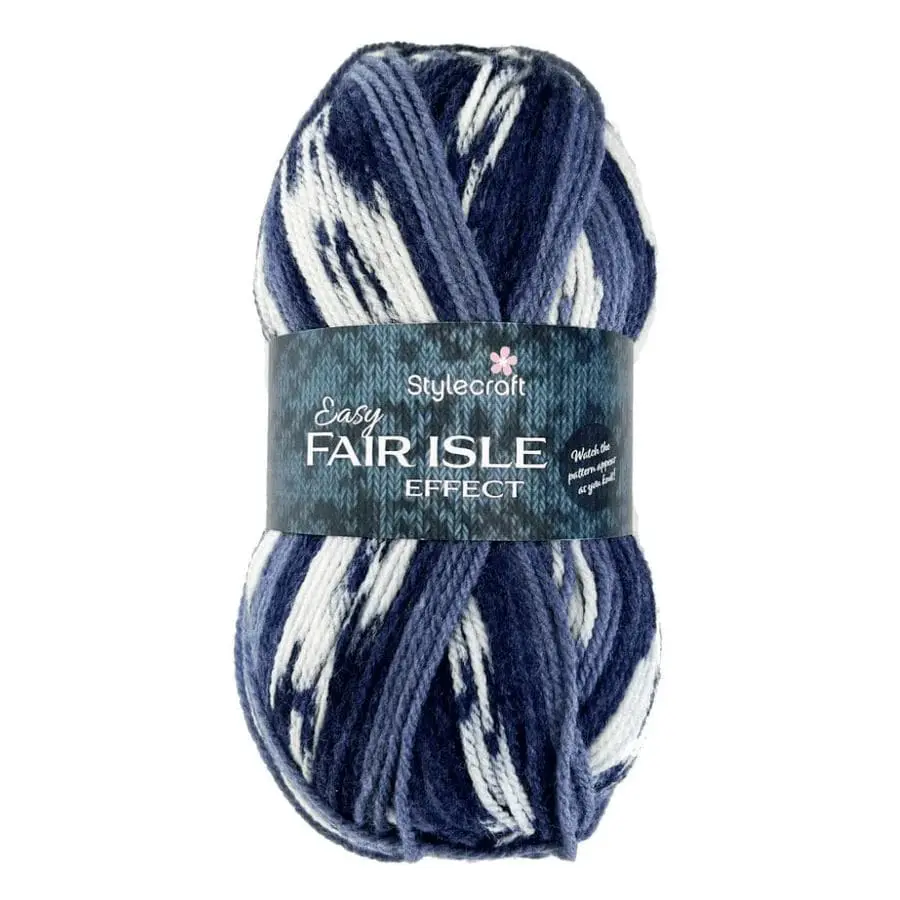 Stylecraft Easy Fair Isle Effect Aran Yarn