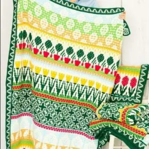 Rosina Plane Letitia’s Garden CAL Cottage Garden Large Blanket Yarn Pack