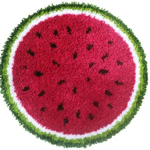 Orchidea Watermelon Latch Hook Rug Kit