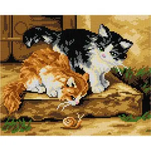 Orchidea After Alfred Brunel De Neuville Embroidery Kit