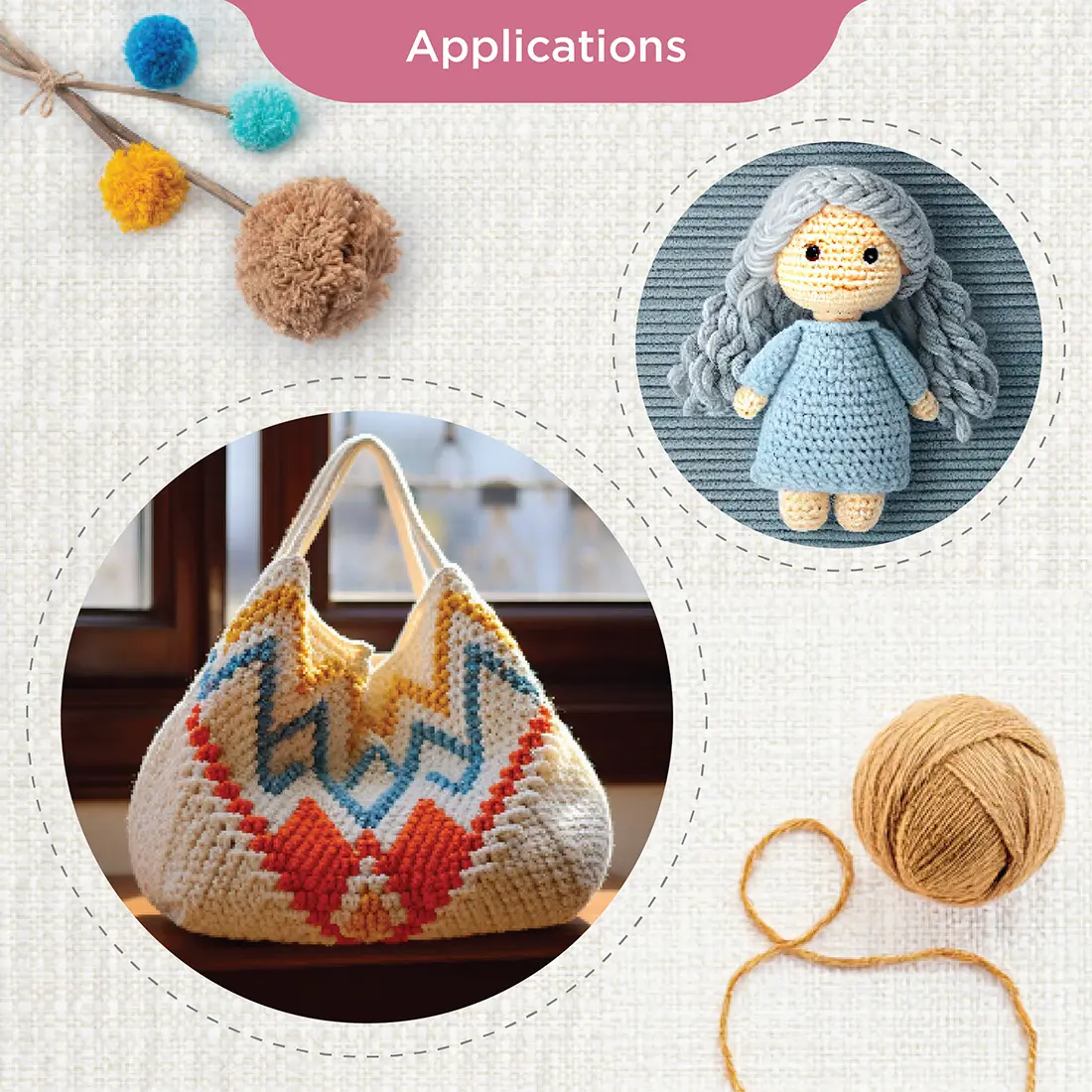 KnitPro Symfonie Interchangeable Tunisian Crochet Hook Set