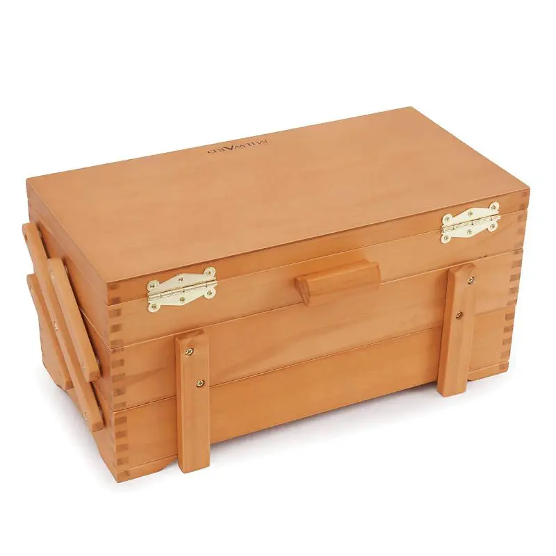 Milward Pine Wood Cantilever Craft Box