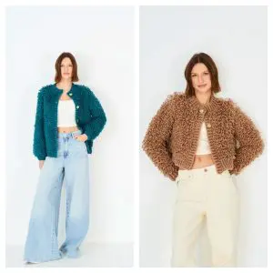 Stylecraft 10215 Adult Loopy Stitch Cardigan Crochet Pattern