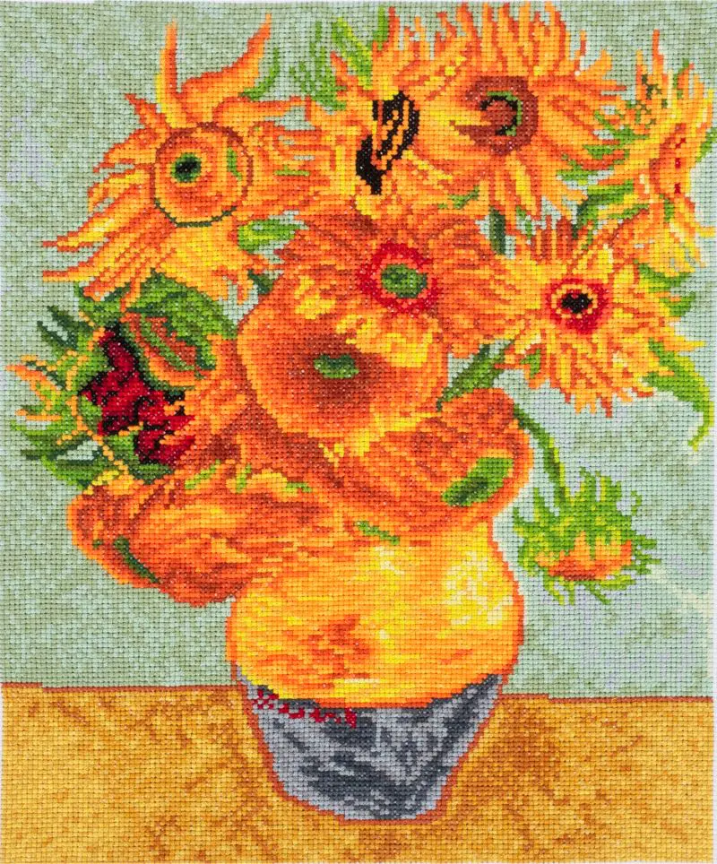 Trimits Autumn Bloom Large Counted Cross Stitch Kit