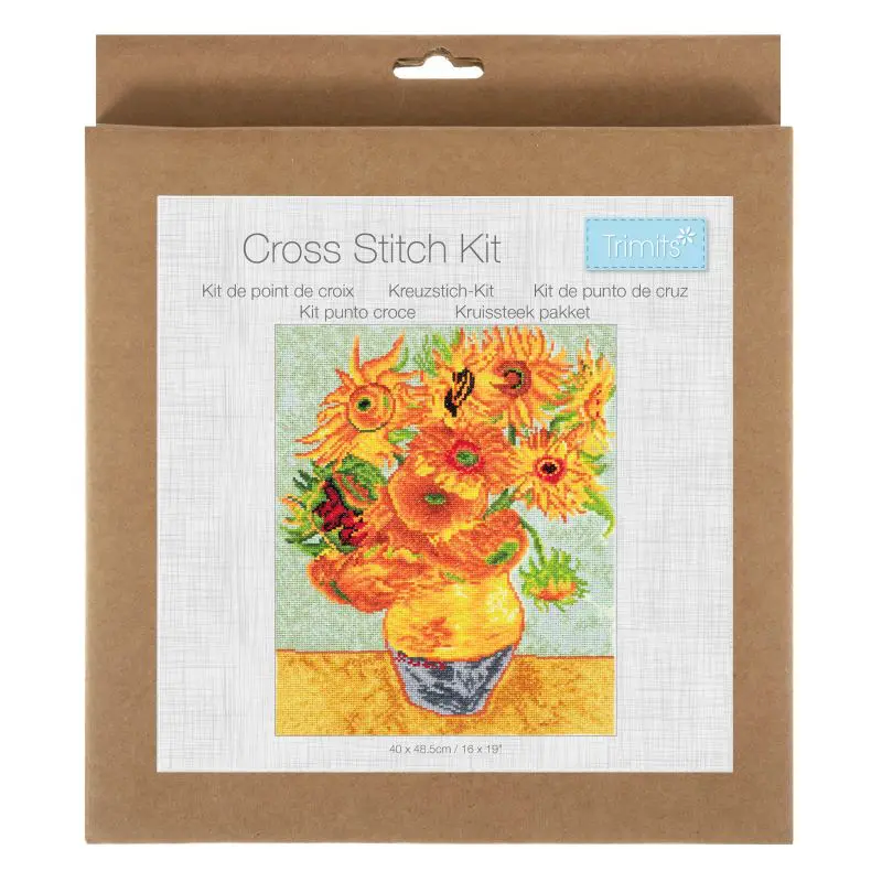 Trimits Autumn Bloom Large Counted Cross Stitch Kit