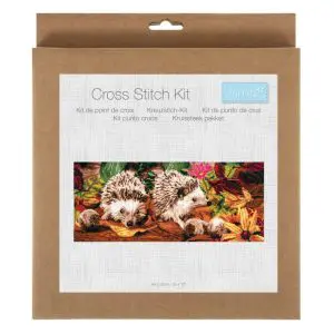 Trimits Hedgehogs Large Counted Cross Stitch Kit