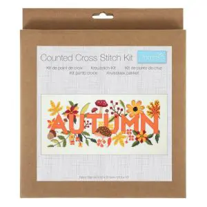 Trimits Counted Cross Stitch Kit – Large Autumn