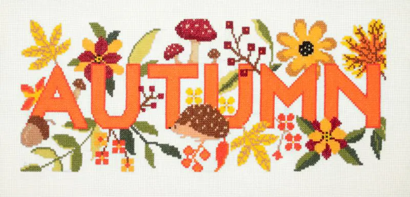 Trimits Counted Cross Stitch Kit – Large Autumn