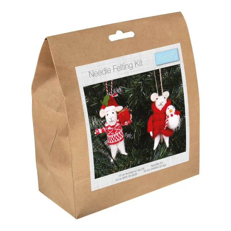 Trimits Needle Felting Kit – Mice Friends Duo