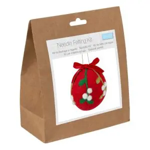 Trimits Christmas Needle Felting Kit – Bauble