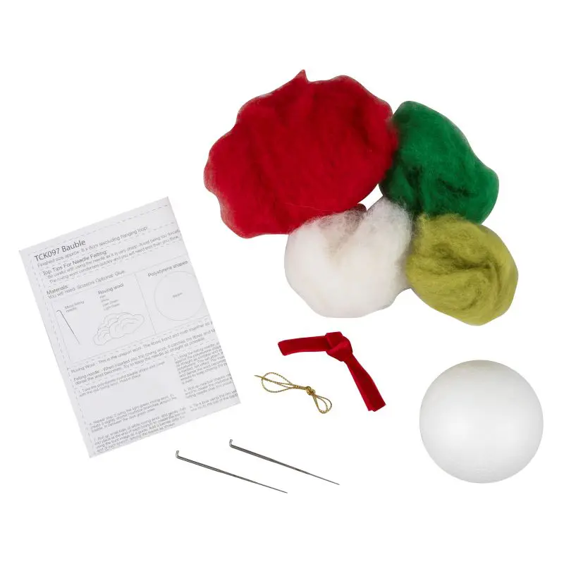 Trimits Christmas Needle Felting Kit – Bauble