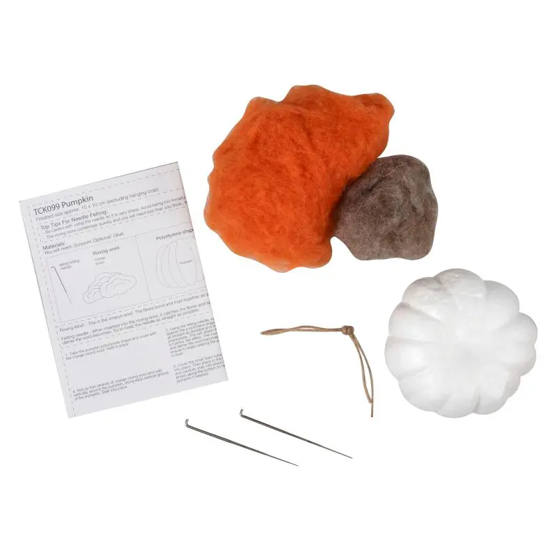 Trimits Needle Felting Kit – Pumpkin