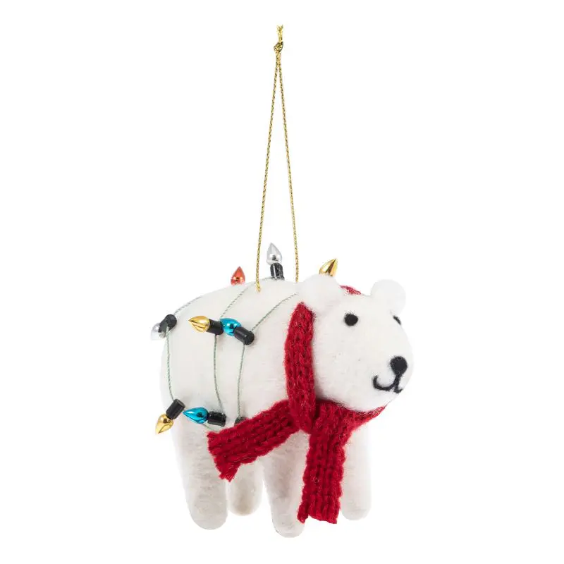 trimits needle felt polar bear kit