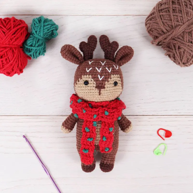 Trimits Crochet Amigurumi Reindeer Kit