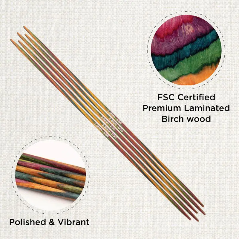 KnitPro Symfonie 2 Set Of 5 Double Pointed Needles