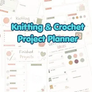 Knitting & Crochet Project Planner