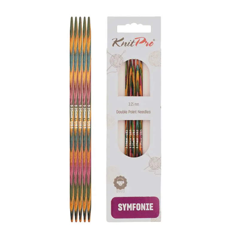 KnitPro Symfonie 2 Set Of 5 Double Pointed Needles