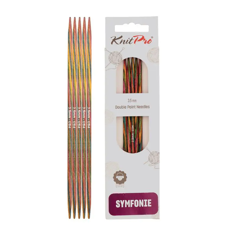 KnitPro Symfonie 2 Set Of 5 Double Pointed Needles