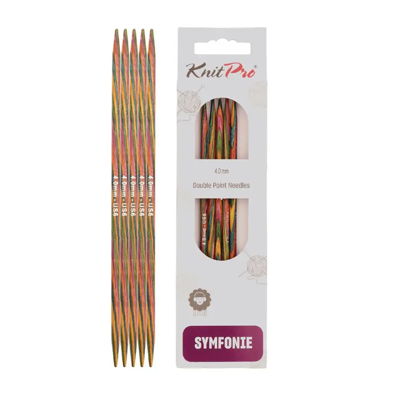 KnitPro Symfonie 2 Set Of 5 Double Pointed Needles