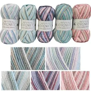 Cygnet Pure Baby Prints DK Yarn