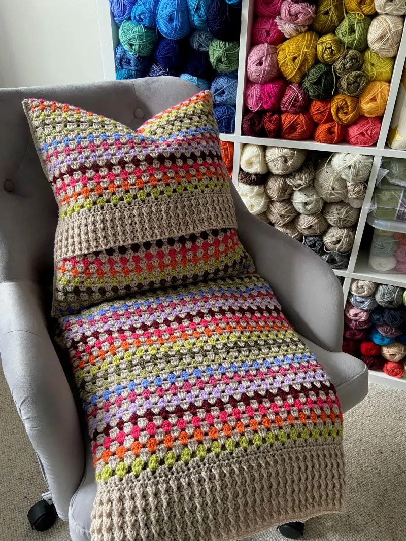 Made By Anita Granny Stripe Crochet Blanket Yarn Pack