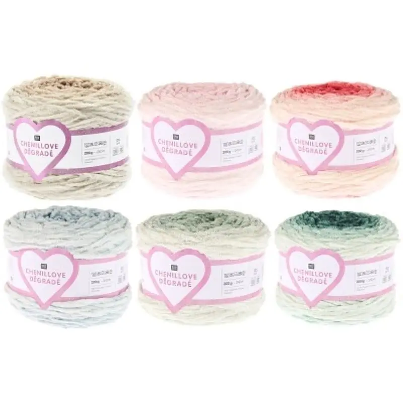 Rico Chenillove Degradé Chenille Yarn