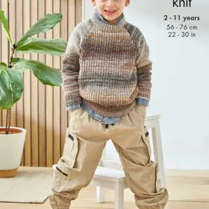 King Cole 6493 Children's DK Sweater Knitting Pattern