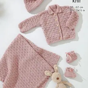 King Cole 6587 Baby DK Crochet Pattern