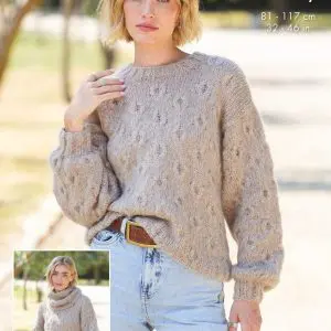 King Cole 6595 Adult Chunky Sweater Knitting Pattern