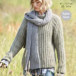 King Cole 6596 Chunky Adult Sweater Cardigan Knitting Pattern