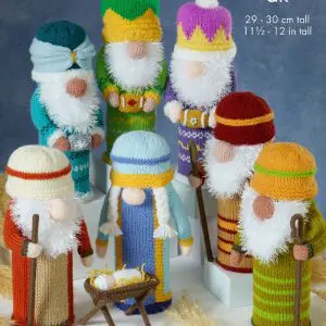 King Cole 9240 Gonks Nativity Knitting Pattern