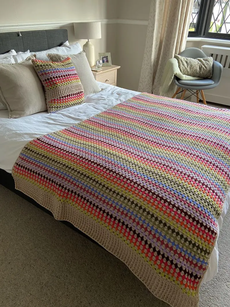 Made By Anita Granny Stripe Crochet Blanket Yarn Pack