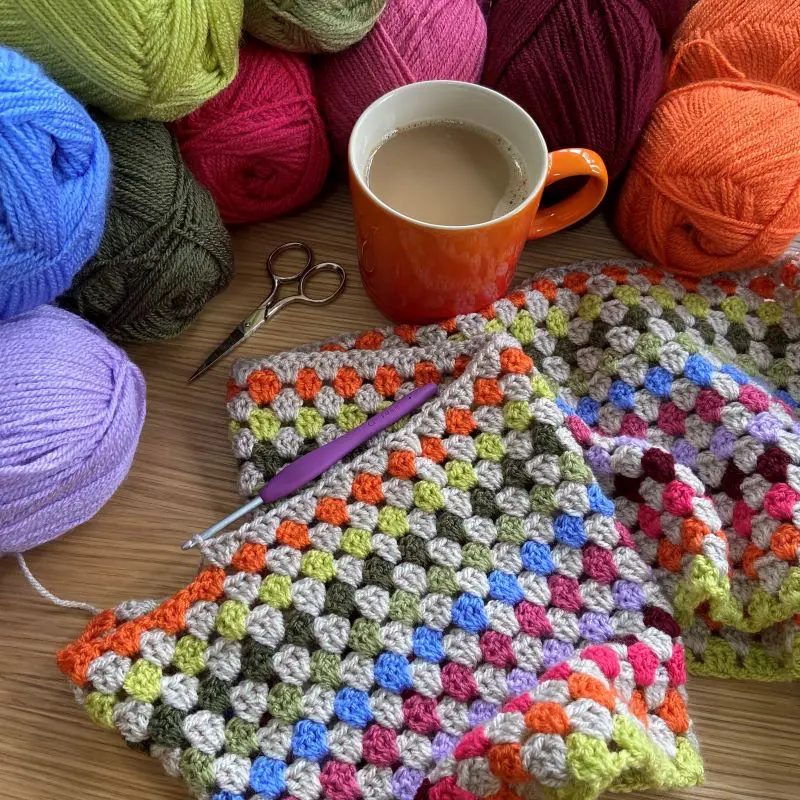 Made By Anita Granny Stripe Crochet Blanket Yarn Pack
