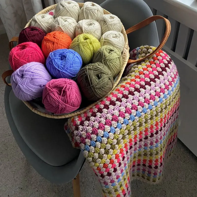 Made By Anita Granny Stripe Crochet Blanket Yarn Pack