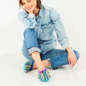 Stylecraft 10291 Felted Knitted Slippers Pattern