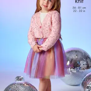 King Cole 6599 Children's DK Cardigan Knitting Pattern