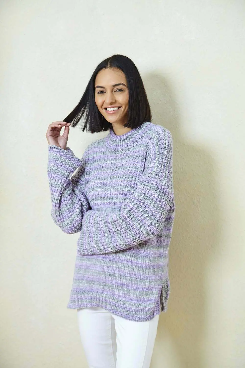 King Cole 6010 Adult DK Cardigan and Sweater Knitting Pattern