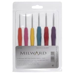 milward soft handle crochet hook set