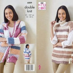 king cole 6009 adult dk knitting pattern