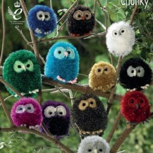 King Cole 9022 Pattern Chunky Toy Owl
