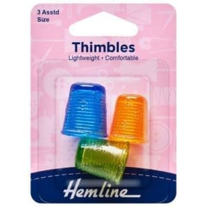 hemline light weight rubber thimbles