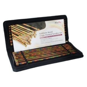knit pro symphonie wooden needle set