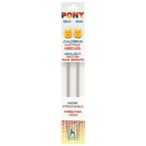 Pony Childrens knitting needles 18cm long p61609