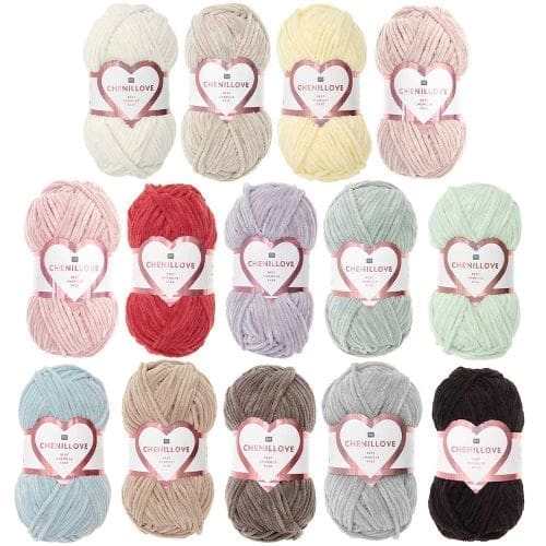 rico design chenillove super soft yarn