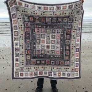 Beach Walk Crochet Blanket Yarn Pack by Woolthreadpaint