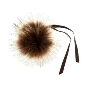 Trimits Luxury Faux Fur 6cm Pom Pom brown tipped