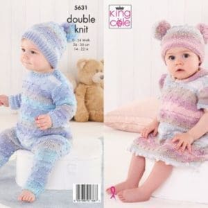 king cole 5631 baby dk pattern