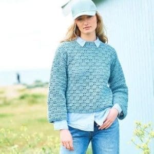 stylecraft 9967 adult dk crochet sweater jumper pattern